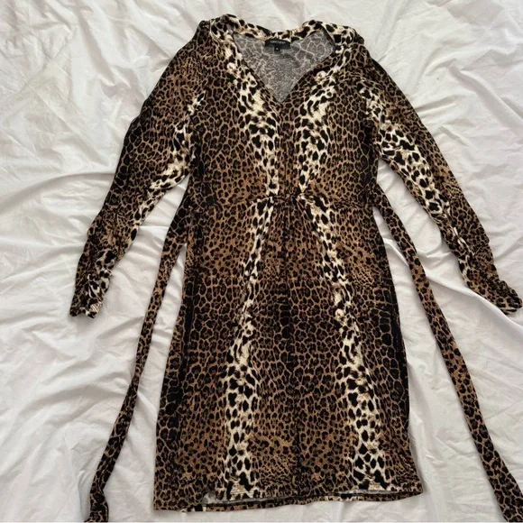 Karen Kane Leopard Animal Print Bishop Sleeve Dress – Size XL | Chic & Statement - Picture 4 of 4